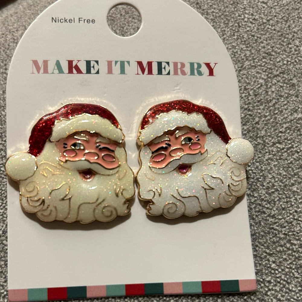 Santa Claus Earrings